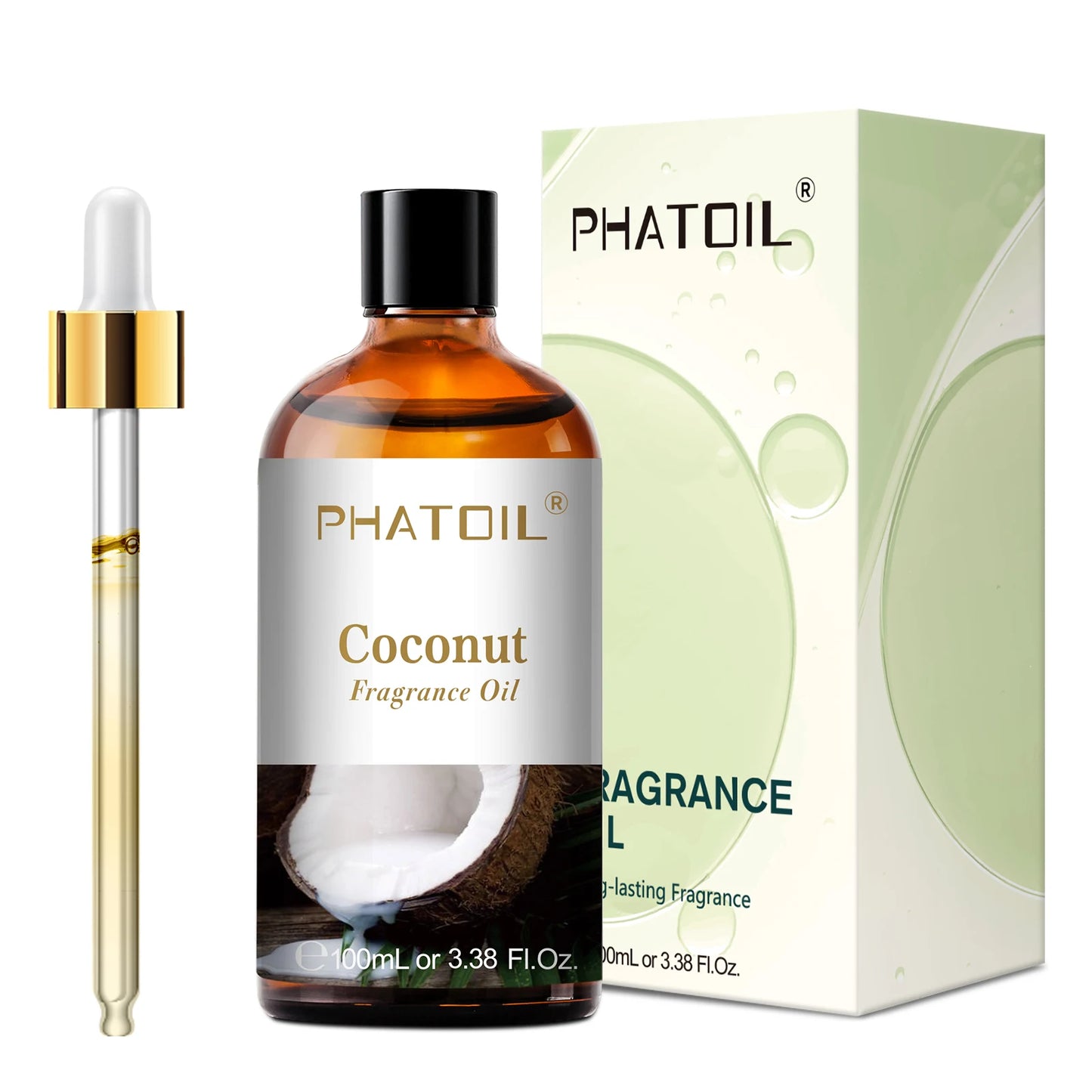PHATOIL 100ml Aromatherapy Fragrance Oil Coconut & Vanilla Strawberry Cherry 2PCS/1PCS Aroma Oils For Diffuser Candle Making