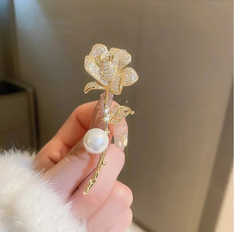 Small Turtle Rhienstone Brooches For Women Girls Boys Colorful Blue Crystal Cubic Zircon Animal Pin Fashion Alloy Accessories