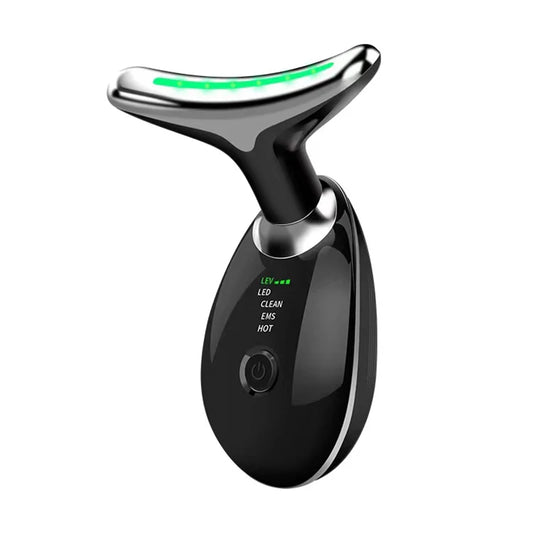 Neck Massager & Facial Lift Device | 3 Light Modes LED Skin Tightening Beauty Instrument