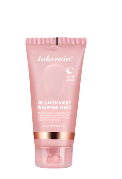 Lakerain Collagen Night Wrapping Mask | Korean Peel-Off Mask for Anti-Wrinkle, Lifting & Overnight Care | 80g