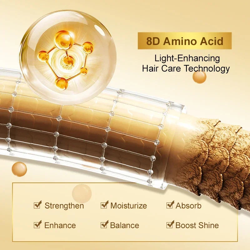 Batana Oil Nourishing Hair Oil Smoothing Shine Soft Hair Serum Repair Damaged Frizz Dry Hair Treatment Hair Care