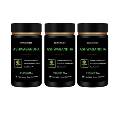 Sexraharvest | Ashwagandha Tablets | Energy, Immunity & Mood Support for Men