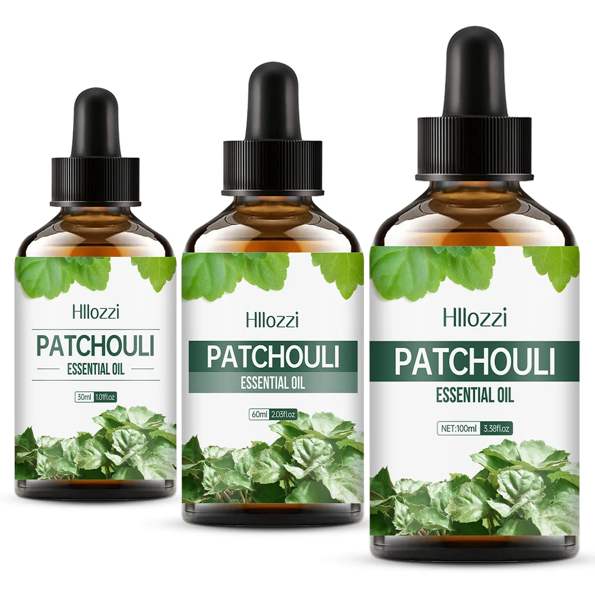 Patchouli Essential Oil | Hydrating & Moisturizing, Skin & Body Care, Natural Fragrance & Perfume | 100ml / 60ml / 30ml