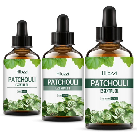 Patchouli Essential Oil | Hydrating & Moisturizing, Skin & Body Care, Natural Fragrance & Perfume | 100ml / 60ml / 30ml