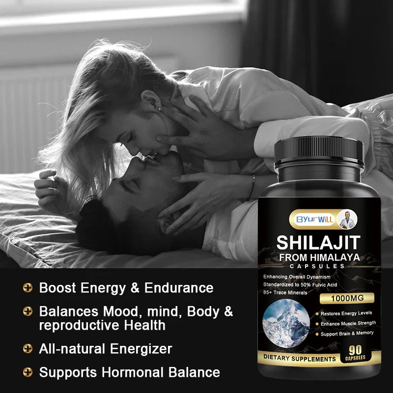 ByurWill Shilajit Himalaya Capsules | Energy Boost, Stamina & Immune Support