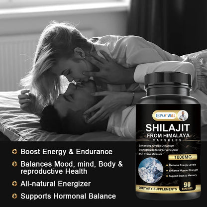 ByurWill Shilajit Himalaya Capsules | Energy Boost, Stamina & Immune Support