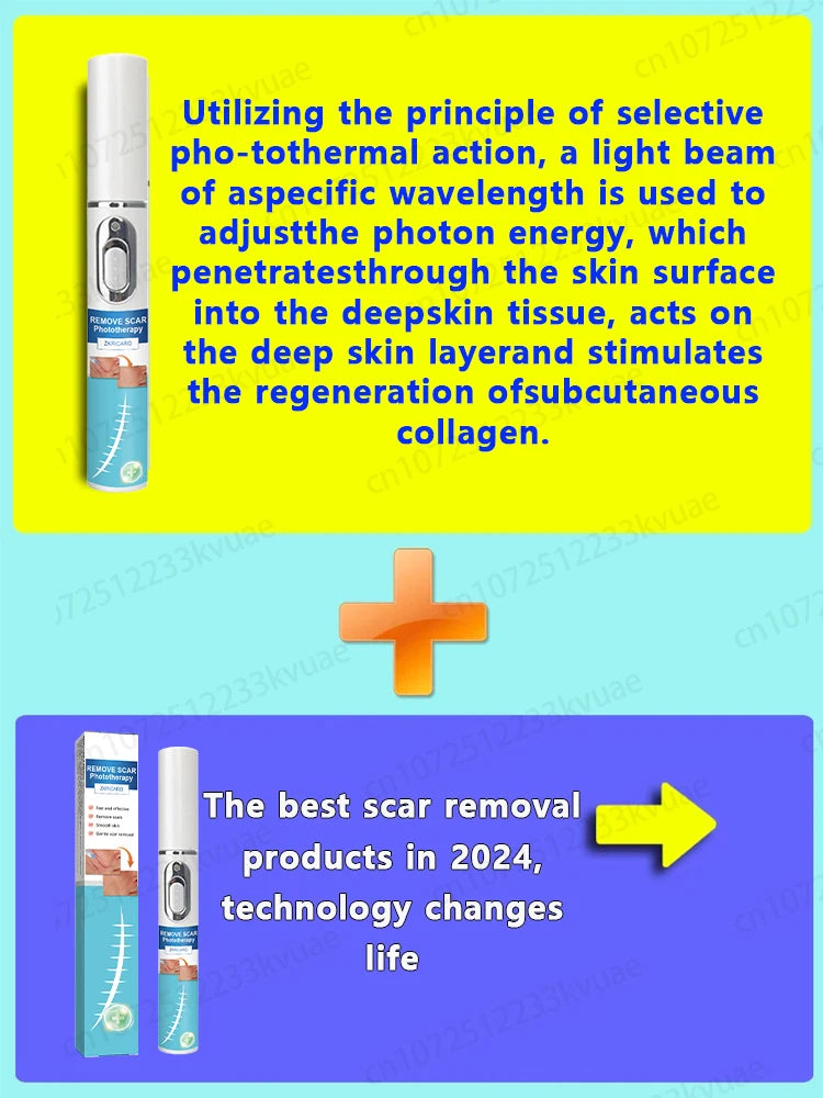 Magic scar removal tool, removes scars, burns, stretch marks, acne marks and other scars