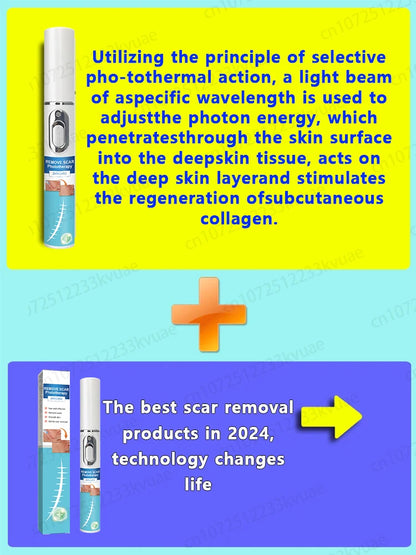 Magic scar removal tool, removes scars, burns, stretch marks, acne marks and other scars