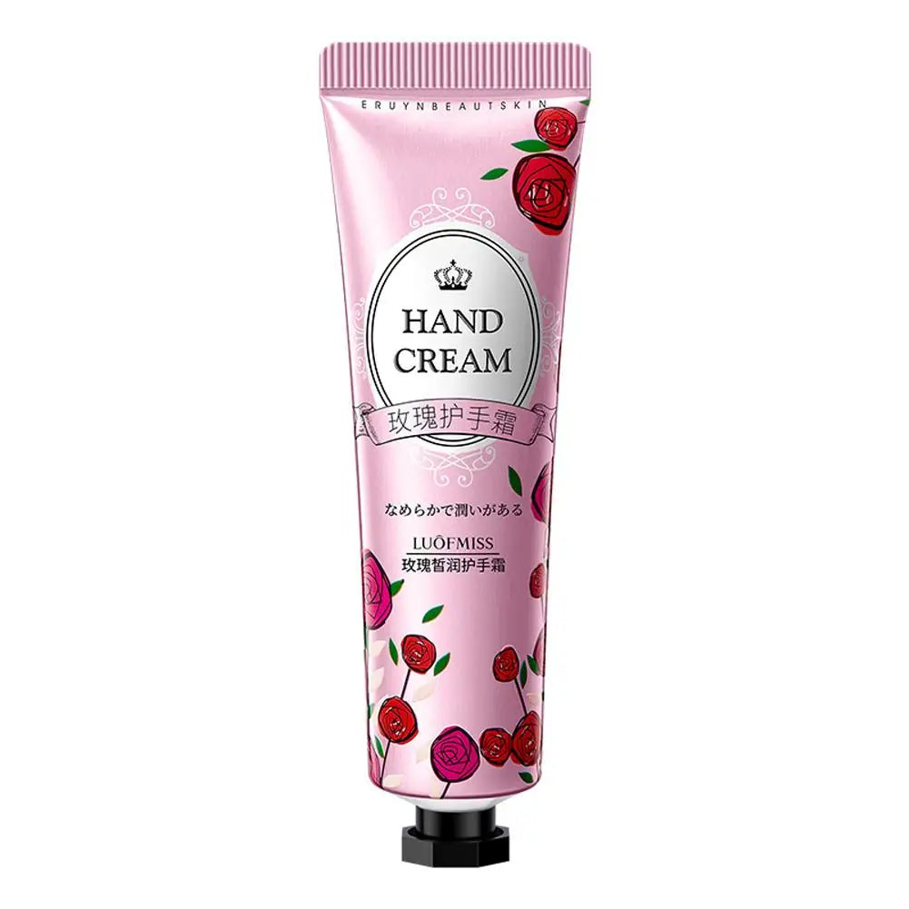 Hand Cream Hydrating Moisturizing Lavender Rose Blossom Essential Oil Deep Repairing Smoothing Hand Care Cream