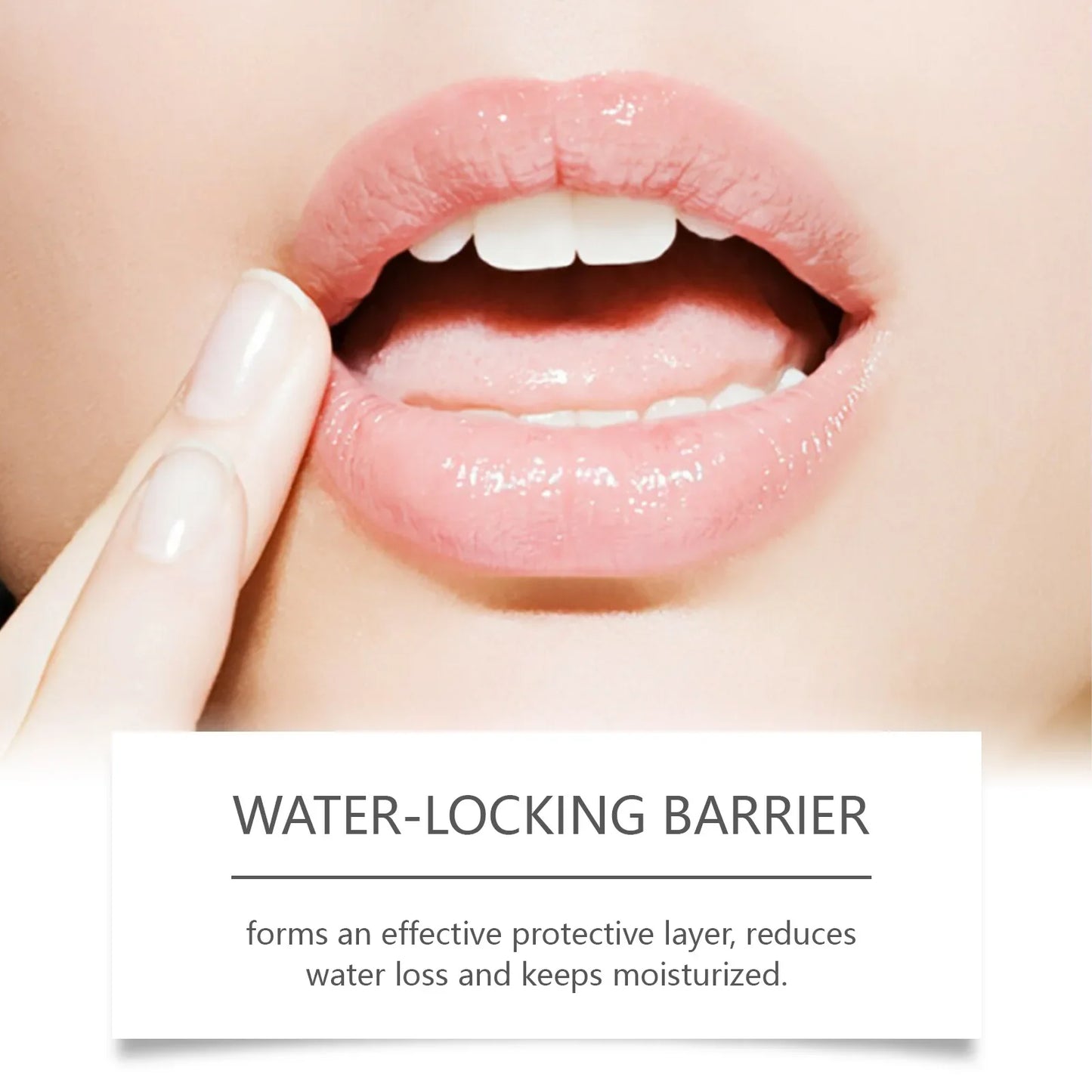 Long Lasting Protective lip balm Hyaluronic acid moisturizes protects nourishes softens improves dryness and cares for lip skin