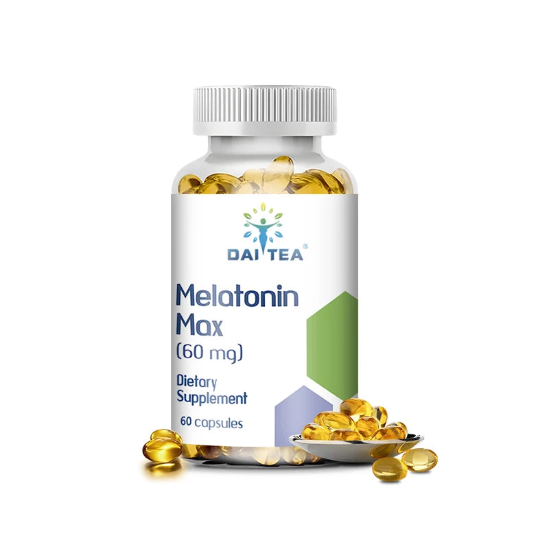 Daitea | Melatonin Capsules | Natural Sleep Support & Deep Restfulness