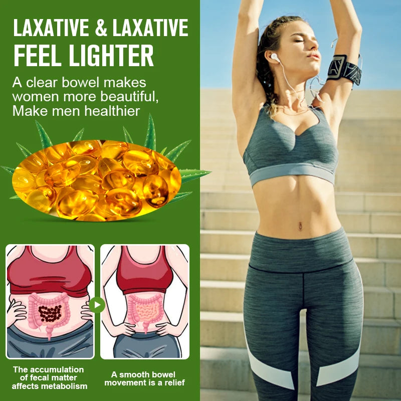 Naturaly | Aloe Vera Capsules | Slimming, Detox, Digestive & Immune Support | 120 Capsules