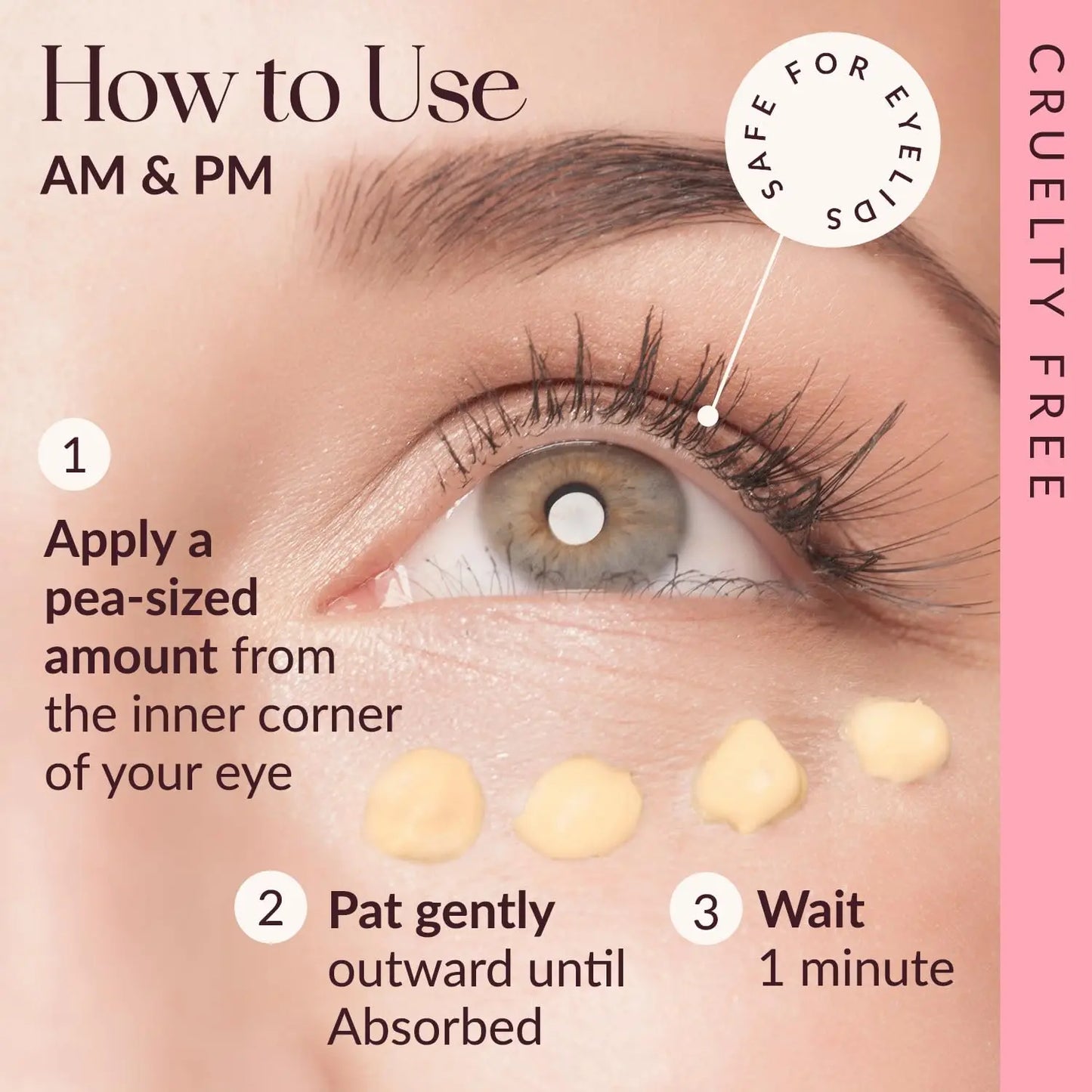 LAEDCOER | Pro-Xylane Anti-Wrinkle Eye Cream | Reduces Dark Circles, Puffiness & Fine Lines, Firming, Hydrating, Intensive Treatment, Tightens Eye Bags