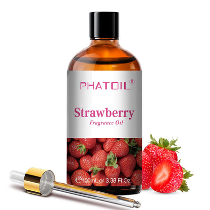 PHATOIL 100ml Aromatherapy Fragrance Oil Coconut & Vanilla Strawberry Cherry 2PCS/1PCS Aroma Oils For Diffuser Candle Making