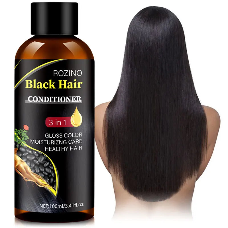3 IN 1 Black Hair Conditioner, Which Can Fix Hair, Make Hair Smooth, Dry And Coarse, Smooth Bifurcated, Healthy And Bea