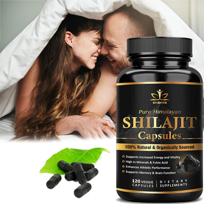 SNGHWE | Pure Himalayan ShilajitCapsules | Energy, Strength & Immunity Support
