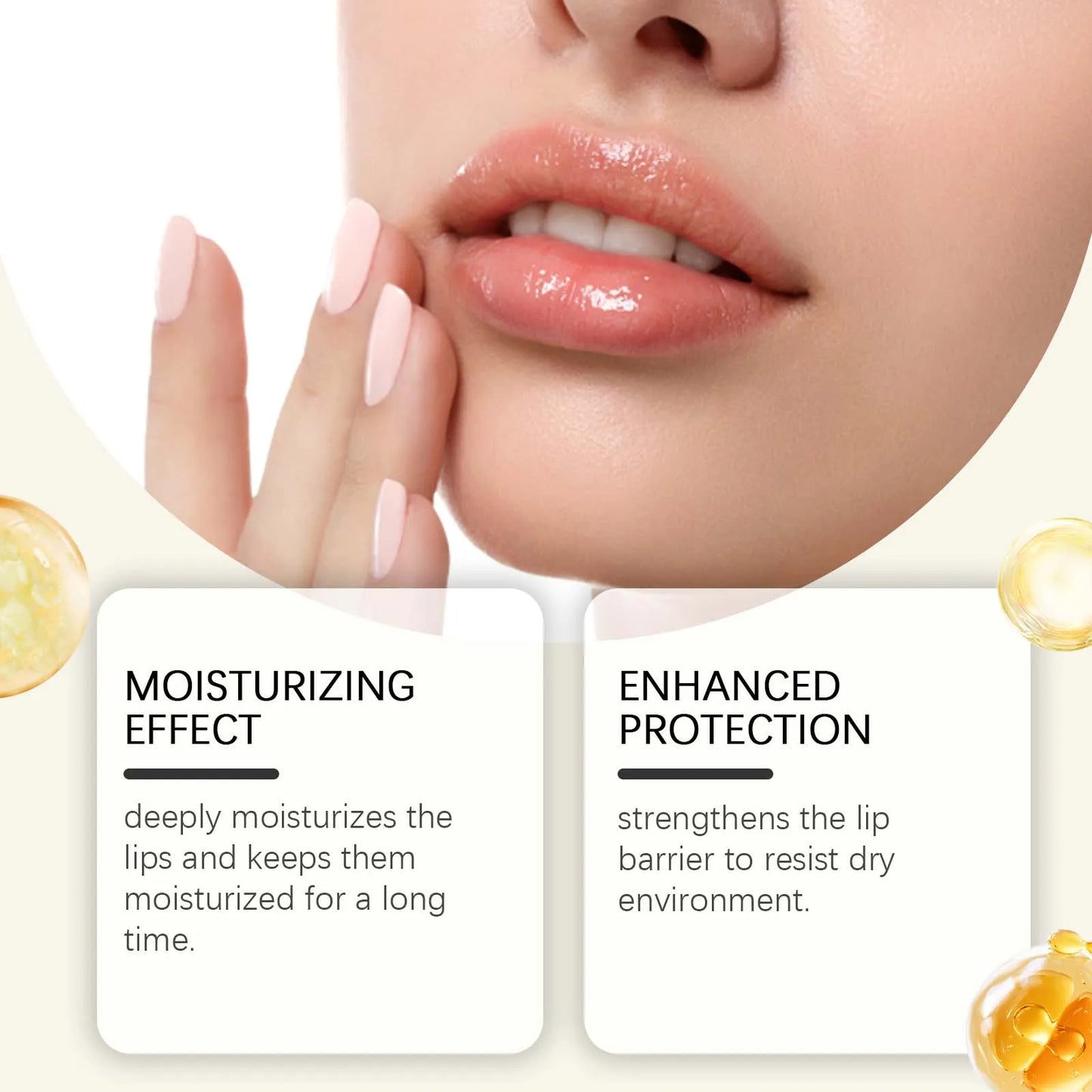 Volumising Long lasting Moisturizing Lip Balm Help Moisturize Lips Deeply Hydrate Strengthen Lip Barrier Resist Dryness 20g