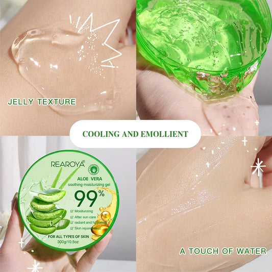 Aloe Vera Serum Aloe Vera Moisturising Serum Nourishing Sunburn Soothing and Moisturising Skin, Sun Care and Balancing Skin