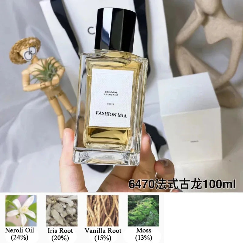100ml High Quality Brand Men Perfume Long Lasting Fragrance Floral Woody Body Spray Cologne Unisex Perfume Deodorants Gifts