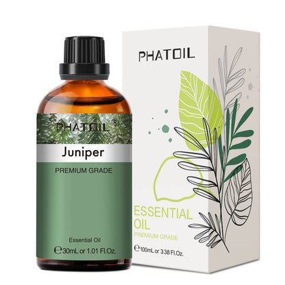 PHATOIL 1PCS Aromatherapy Essential Oil 30ml Lemon Eucalyptus Spearmint Australian Tea Tree Juniper Rose Aroma Essential Oils
