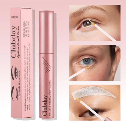 Eyebrow & Eyelash Growth Serum | Fast Growth, Enhancer, Extension, Fuller & Thicker Lashes | Clear Eyelash Care Liquid | 3.8g