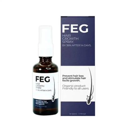 FEG Organic Hair Growth Spray Stimulate Hair Focile For Precent Hair Loss Growth Ownning Thicker Longer And Healthier Hair Care