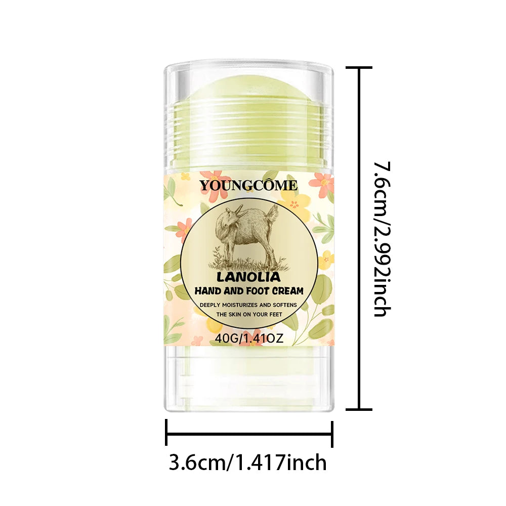 40g LANOLIA Hand and Foot Cream,Contains lanolin,hyaluronic acid, hand and foot moisturizing cream,suitable for men and women