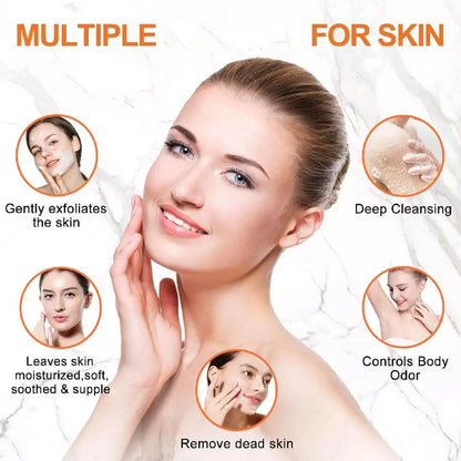 Persimmon Soap Bar for Body Odor Control – Purifying Deodorizing Face & Body Wash for Eliminating Body Odor – Great for Skin