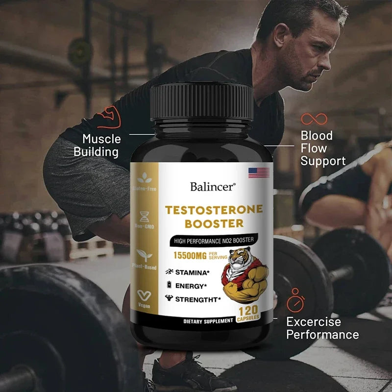 Balincer | Plant Based Testosterone Booster | Energy, Stamina & Muscle Support