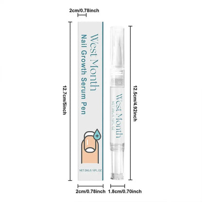 Nail Growth Serum Pen Cuticle Nutrition Solution Preventing And Nail Peeling Cracked Brittled Nail Care Dryness