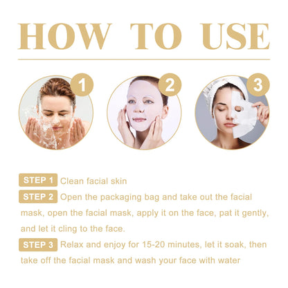 Collagen facial mask | Anti-Wrinkle, Firming & Brightening