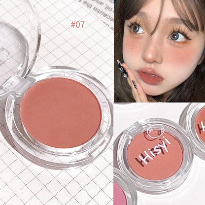 Monochrome Blush Palette Rose Orange Soft Mist Girl Blusher Powder Natural Face Makeup Matte Peach Rouge Contour Shadow Palette