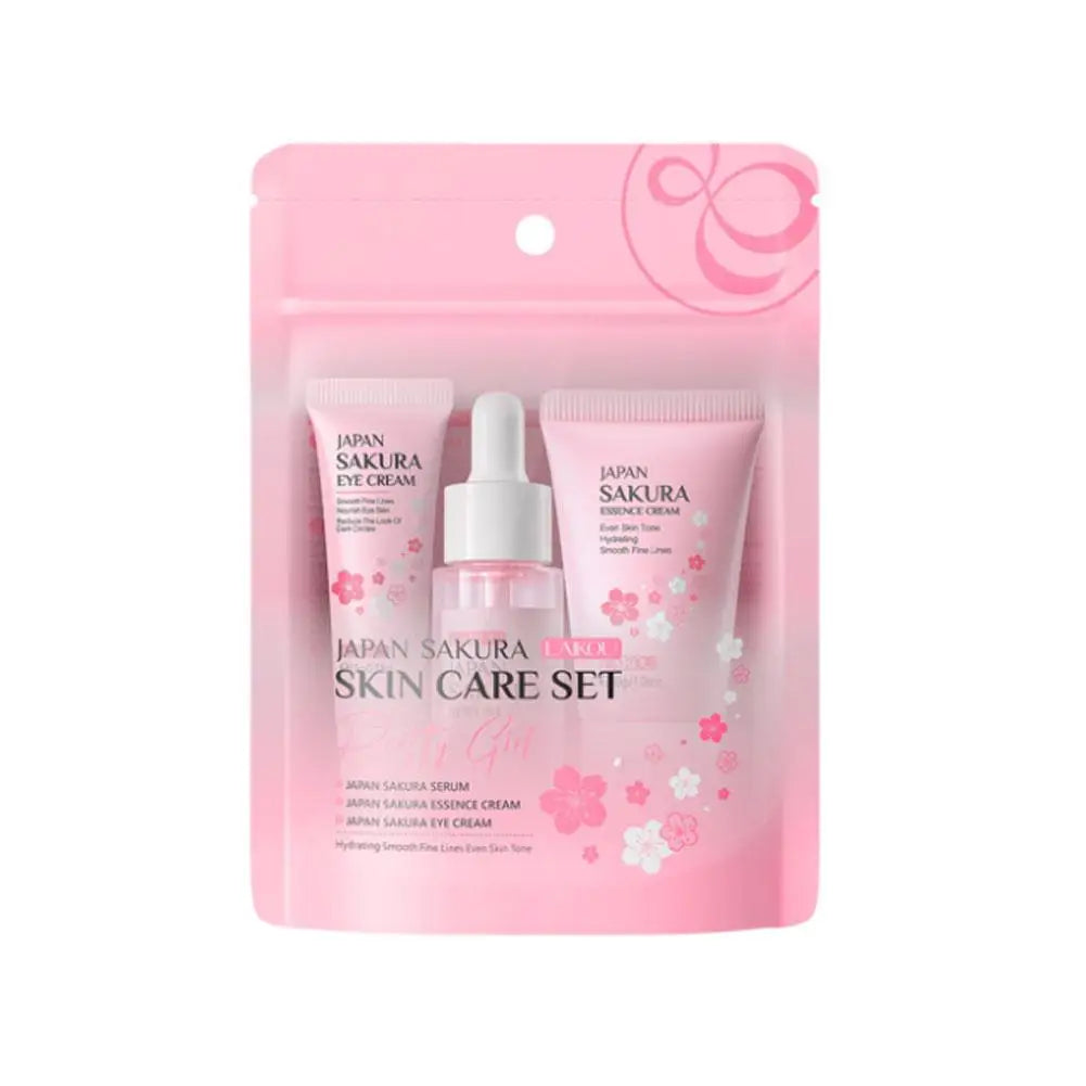 Sakura | Radiant Skincare Gift Set | Toner, Serum, Cream & More | 3–5 Piece Collection