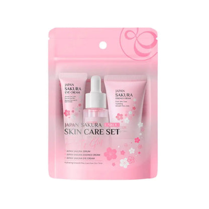 Sakura | Radiant Skincare Gift Set | Toner, Serum, Cream & More | 3–5 Piece Collection