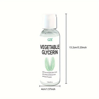 GZE Vegetable Glycerin | 100% Pure & Natural | Softening, Moisturizing & Multi-Purpose Skin Care