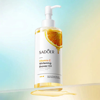 SADOER Vitamin C Whitening Oil Control Bath Oil Refreshing, Moisturizing, Long-lasting Flavor Whitening Body Wash