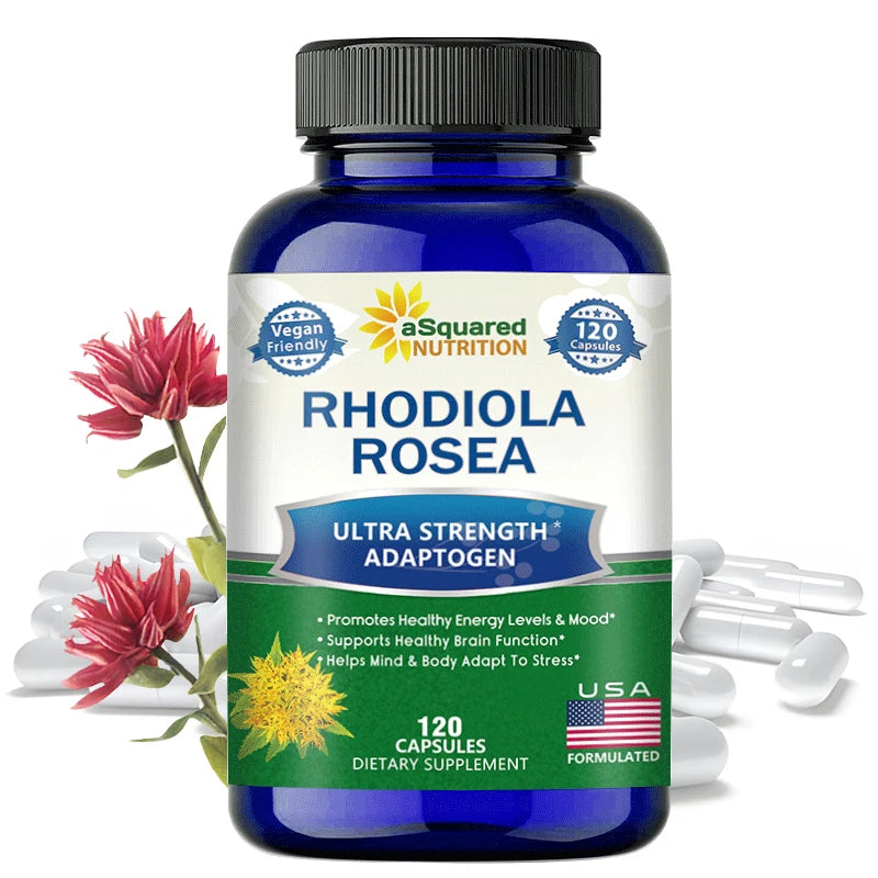 aSquared Nutrition | Rhodiola Rosea Supplement | Stress Relief & Energy Support