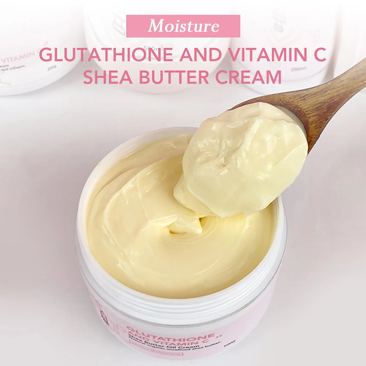 AILKE Whitening Skin Care Cream, Lightening Lotion, Remove Dark Spots With Glutathion, Shea Butter, Moisturizing Body Cream