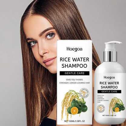 100ml Rice Water Shampoo Conditioner And Hair Spray And Smooth Scalp Hair ﻿ Nourishing Moisturizing Cleaning ﻿ U4P2