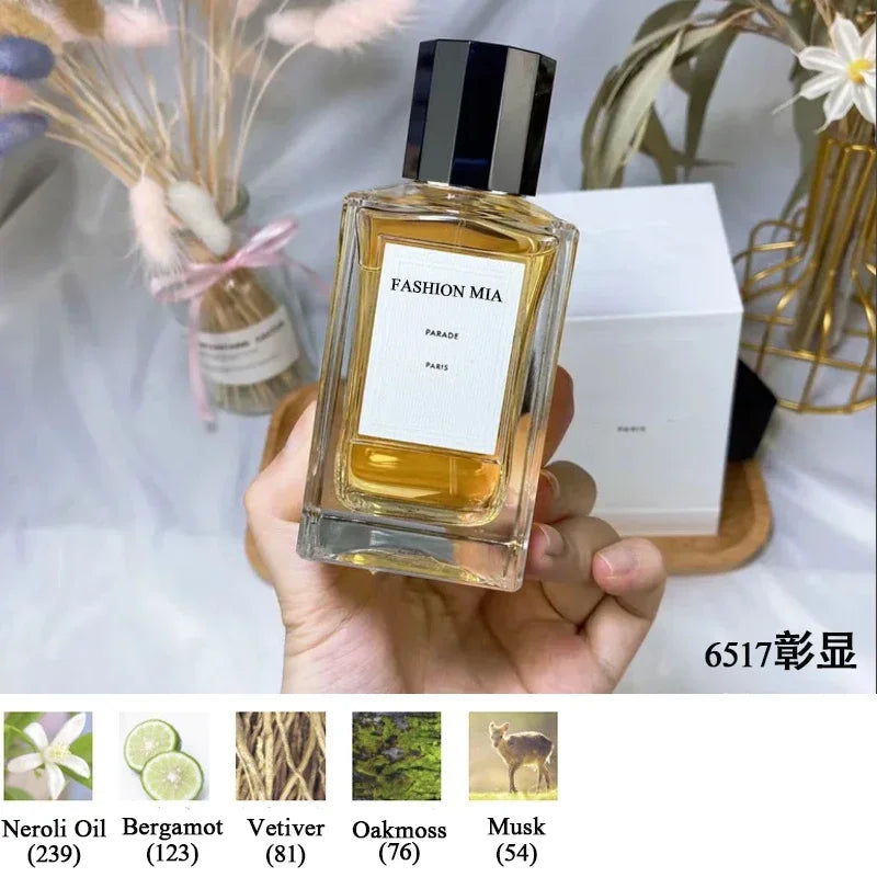 100ml High Quality Brand Men Perfume Long Lasting Fragrance Floral Woody Body Spray Cologne Unisex Perfume Deodorants Gifts