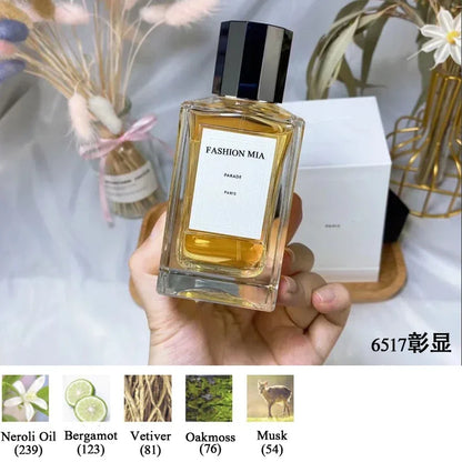 100ml High Quality Brand Men Perfume Long Lasting Fragrance Floral Woody Body Spray Cologne Unisex Perfume Deodorants Gifts