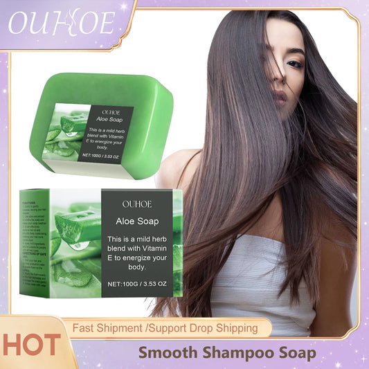 Aloe nourishing shampoo bar | Strengthening, Anti-Hair Loss & Damage Repair