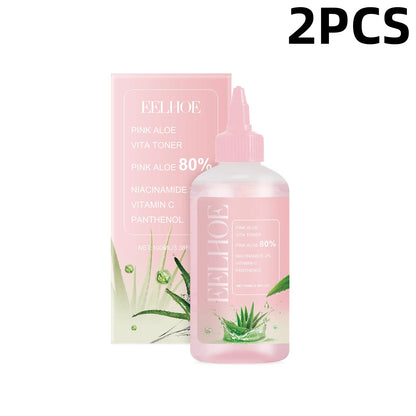 Eelhoe | Pink Aloe 80%, Niacinamide & Vitamin C Toner | Brightening, Hydrating & Soothing Care