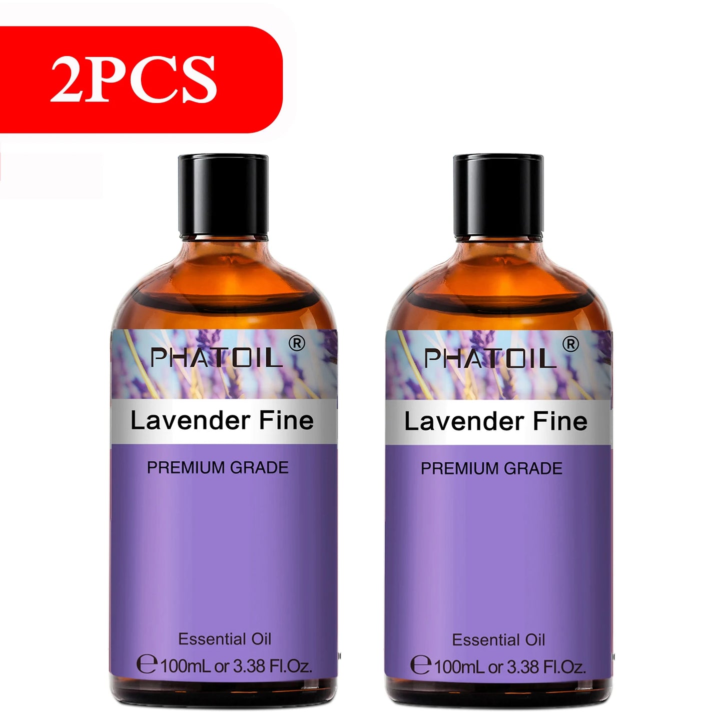 PHATOIL 100ml Natural Essential Oil For Skin Aromatherapy Diffuser Eucalyptus Lavender Vanilla Rose Fragrance Essential Oils