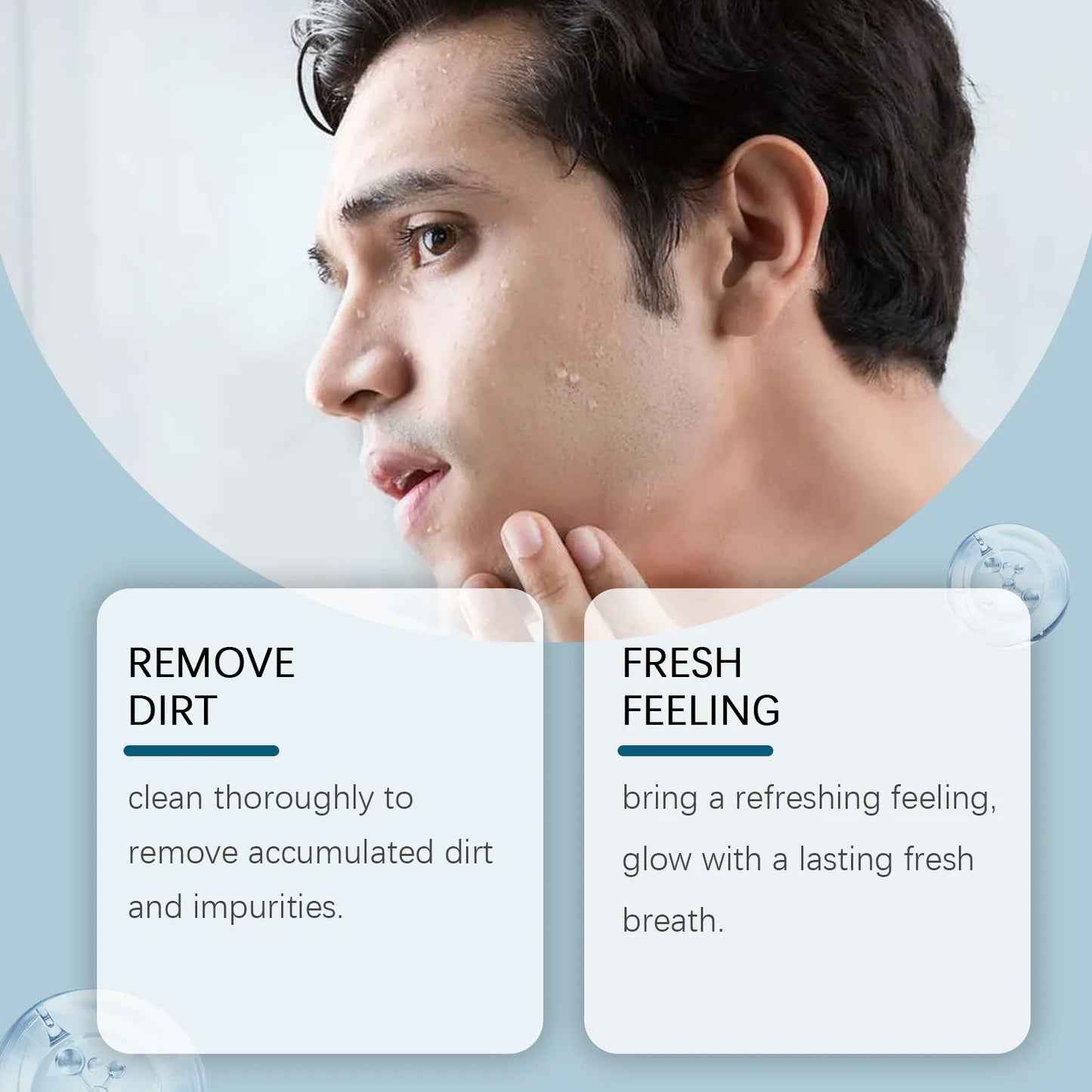 EAST MOON | Exfoliating Formula | Blackhead Removal & Oil Control for Men