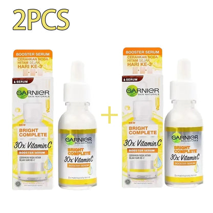 Garnier Bright Complete Booster Serum | 30x Vitamin C + Niacinamide | Whitening, Acne Mark Fading & Skin Tone Brightening | 30ml