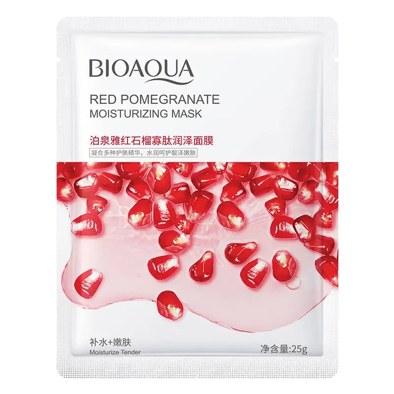 Bioaqua | 12 Variants Facial Mask | Moisturizing, Brightening & Nourishing
