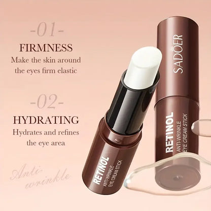 SADOER | Retinol Eye Cream Stick | Dark Circle Removal, Moisturizing, Firming, Brightening | Eye Skin Care Products