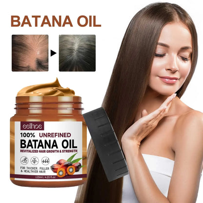 Batana Oil Nourishing Hair Oil Smoothing Shine Soft Hair Serum Repair Damaged Frizz Dry Hair Treatment Hair Care