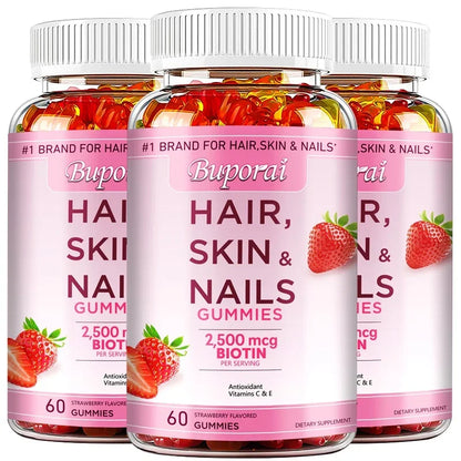 Buporai | Hair, Skin, Nails, Antioxidants, Immune Support | 100 Gummies